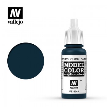 Vallejo Model Color Acrylic Paint Dark Prussian Blue 70899